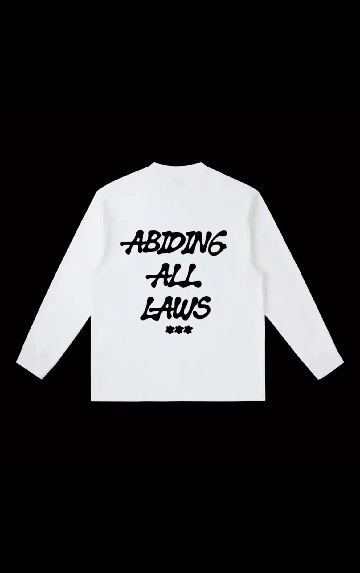 Unique Brand long sleeve shirt “ABIDING ALL LAWS”