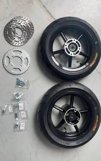 ETM RTR/MOTOTEC/RAZOR/TUTTIO/YOZMA/HEYBIKE 12 Inch Supermoto Wheels