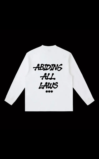 Unique Brand long sleeve shirt “ABIDING ALL LAWS”