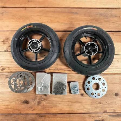 ETM RTR/MOTOTEC/RAZOR/TUTTIO/YOZMA/HEYBIKE 12 Inch Supermoto Wheels